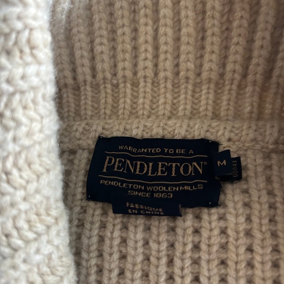 Pendleton Original Westerley Cardigan aka Big Lebowski Sweater Medium🎳 - Picture 3 of 11